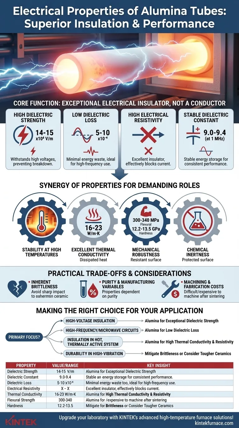 ¿Cuáles son las propiedades eléctricas de los tubos de alúmina? Descubra un aislamiento superior para condiciones extremas Guía Visual