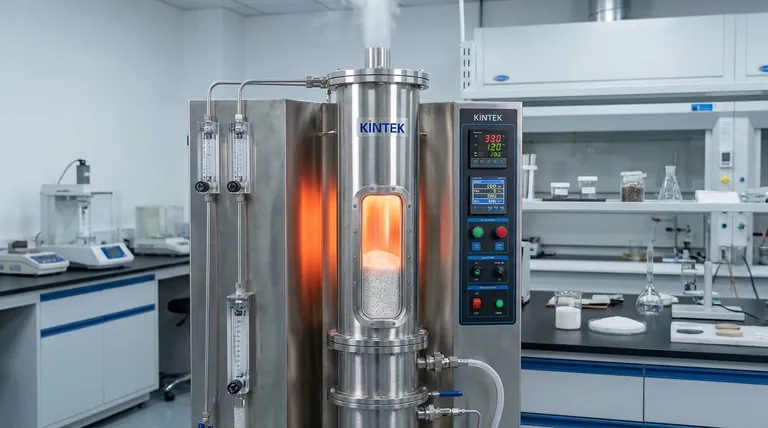 수직 유동층 튜브로는 재료 취급 및 가공에서 어떻게 활용됩니까? 분말의 균일한 열 처리를 달성하십시오