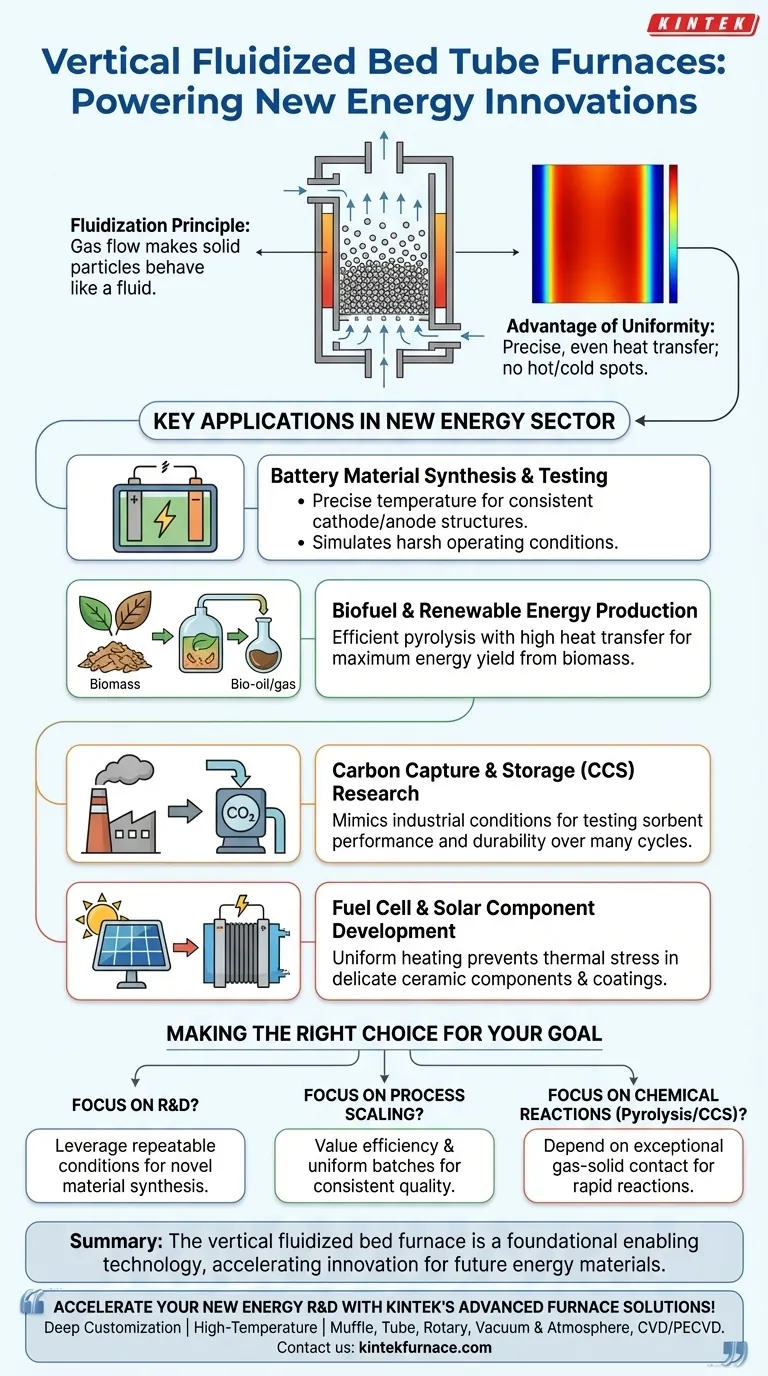 수직 유동층 튜브 용광로는 새로운 에너지 분야에 어떻게 기여할 수 있을까요?효율성 및 지속 가능성 향상 시각적 가이드