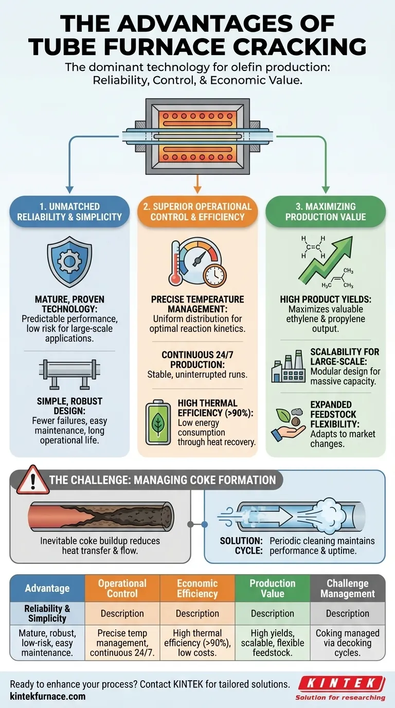 Quais são as vantagens gerais do craqueamento em forno tubular?Aumente a eficiência e o rendimento do seu laboratório ou indústria Guia Visual