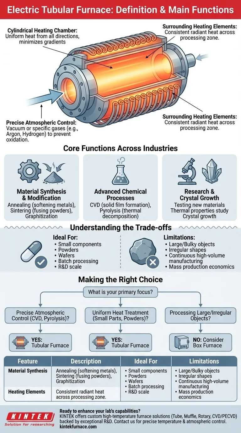 什么是电热管式炉？其主要功能是什么？解锁实验室的精密加热 图解指南