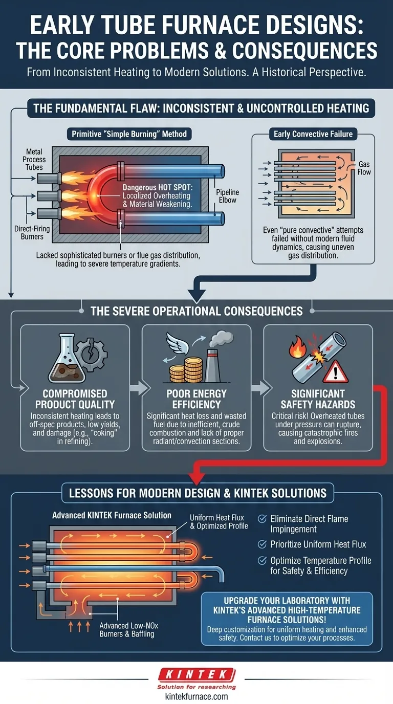 What problems existed with early tube furnace designs? Discover the Flaws That Hindered Performance Visual Guide