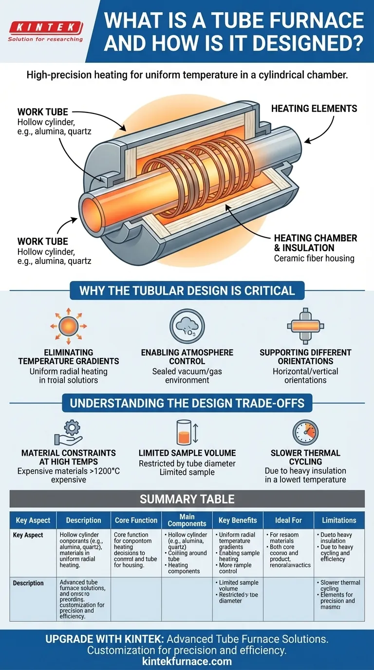 관상로는 무엇이며 어떻게 설계됩니까? 실험실에 필요한 정밀하고 균일한 가열을 실현하십시오 시각적 가이드