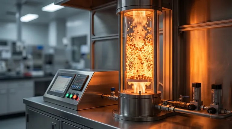 Quel est le principe de fonctionnement d'un four vertical à lit fluidisé ? Atteindre une efficacité de traitement thermique supérieure