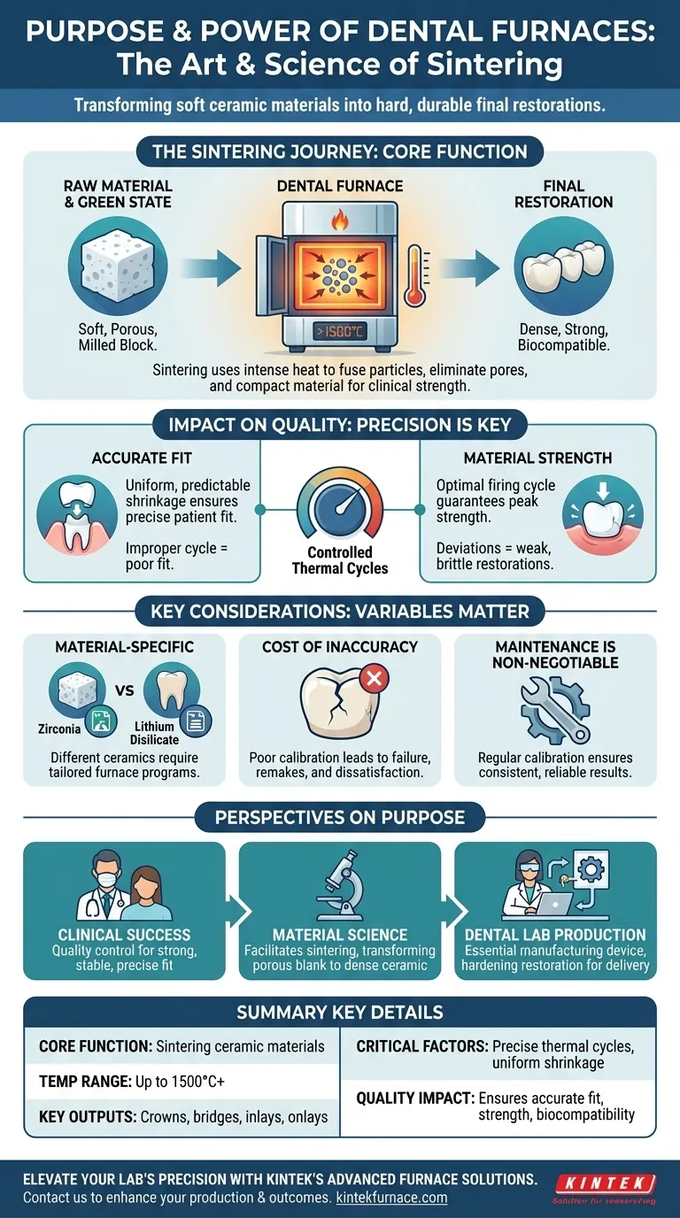 歯科炉の目的は何ですか？セラミックを耐久性のある歯科修復物に変換する ビジュアルガイド
