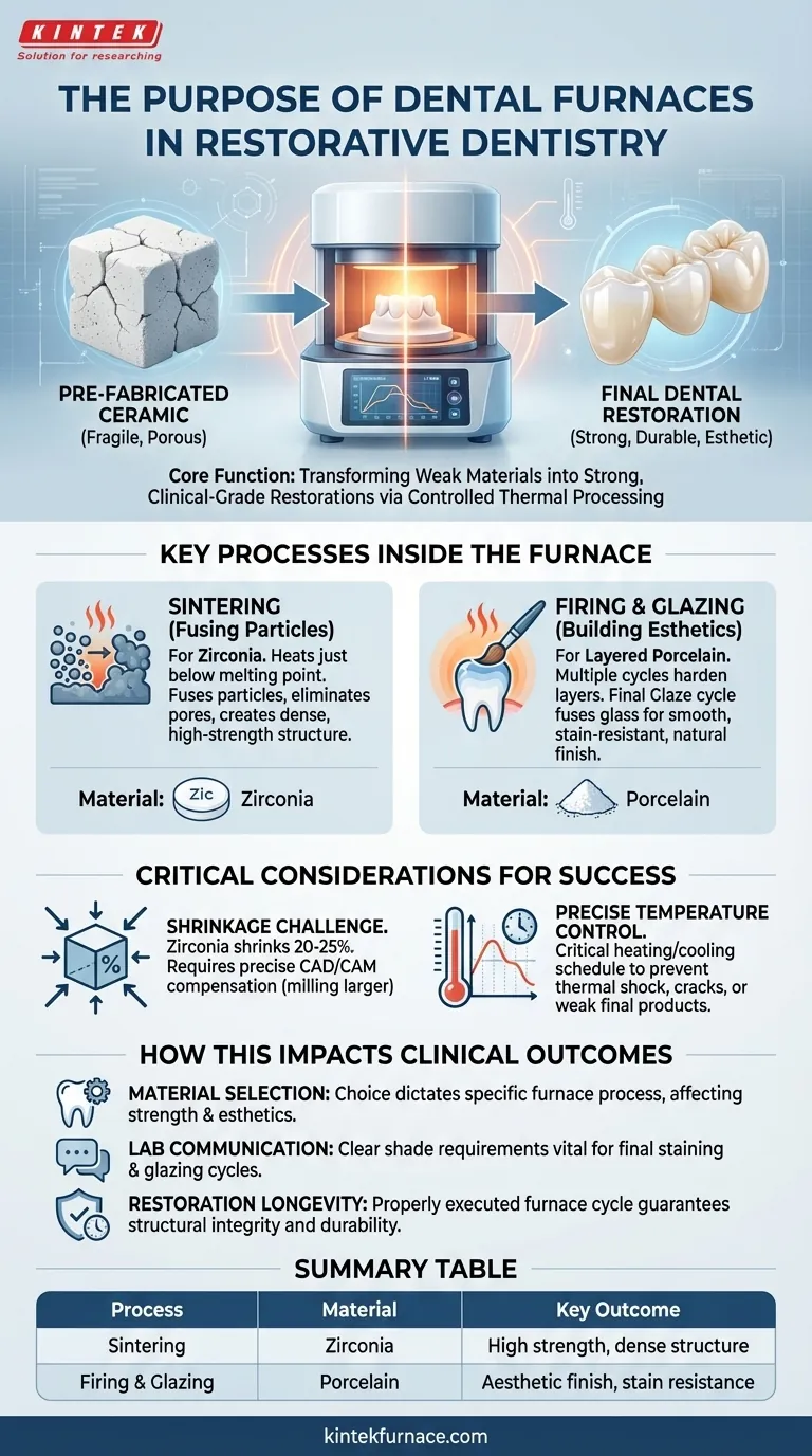 Was ist der Zweck von Dentalöfen in der restaurativen Zahnheilkunde? Keramiken in starke, ästhetische Restaurationen verwandeln Visuelle Anleitung