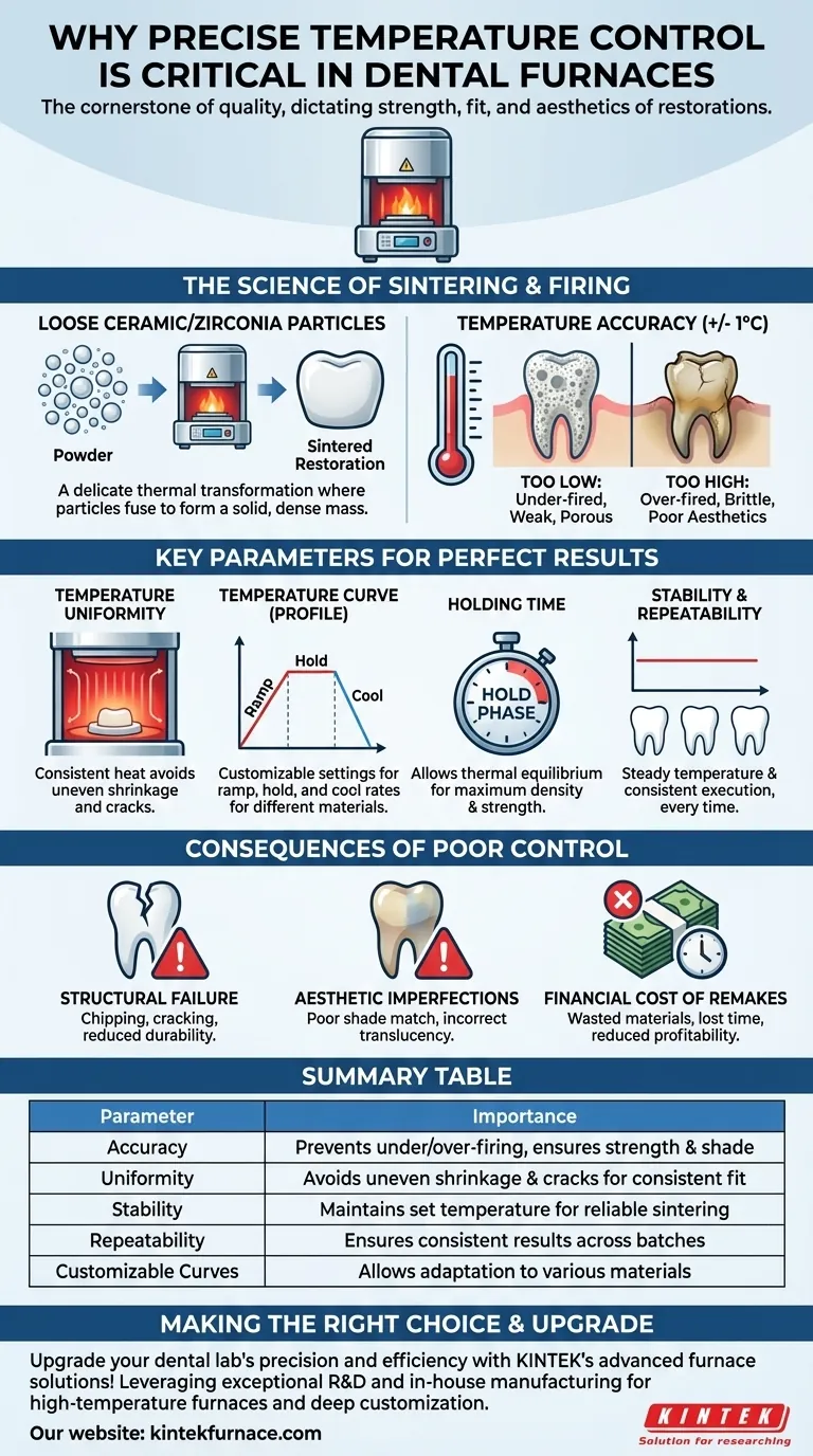 牙科炉中精确的温度控制为什么如此重要？确保每一次修复都完美无瑕 图解指南