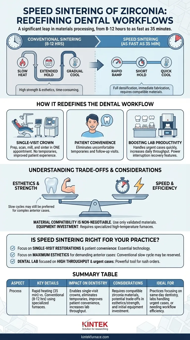 O que é a sinterização rápida de zircónia e como impactou a odontologia? Revolucione os Fluxos de Trabalho Dentários com Sinterização Rápida Guia Visual