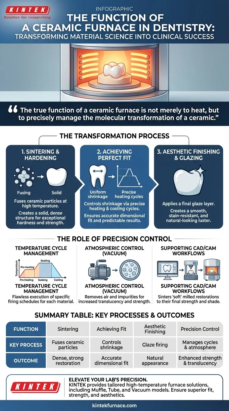 세라믹 퍼니스의 기능은 무엇입니까? 정밀함으로 치과 보철물을 변형시키세요 시각적 가이드