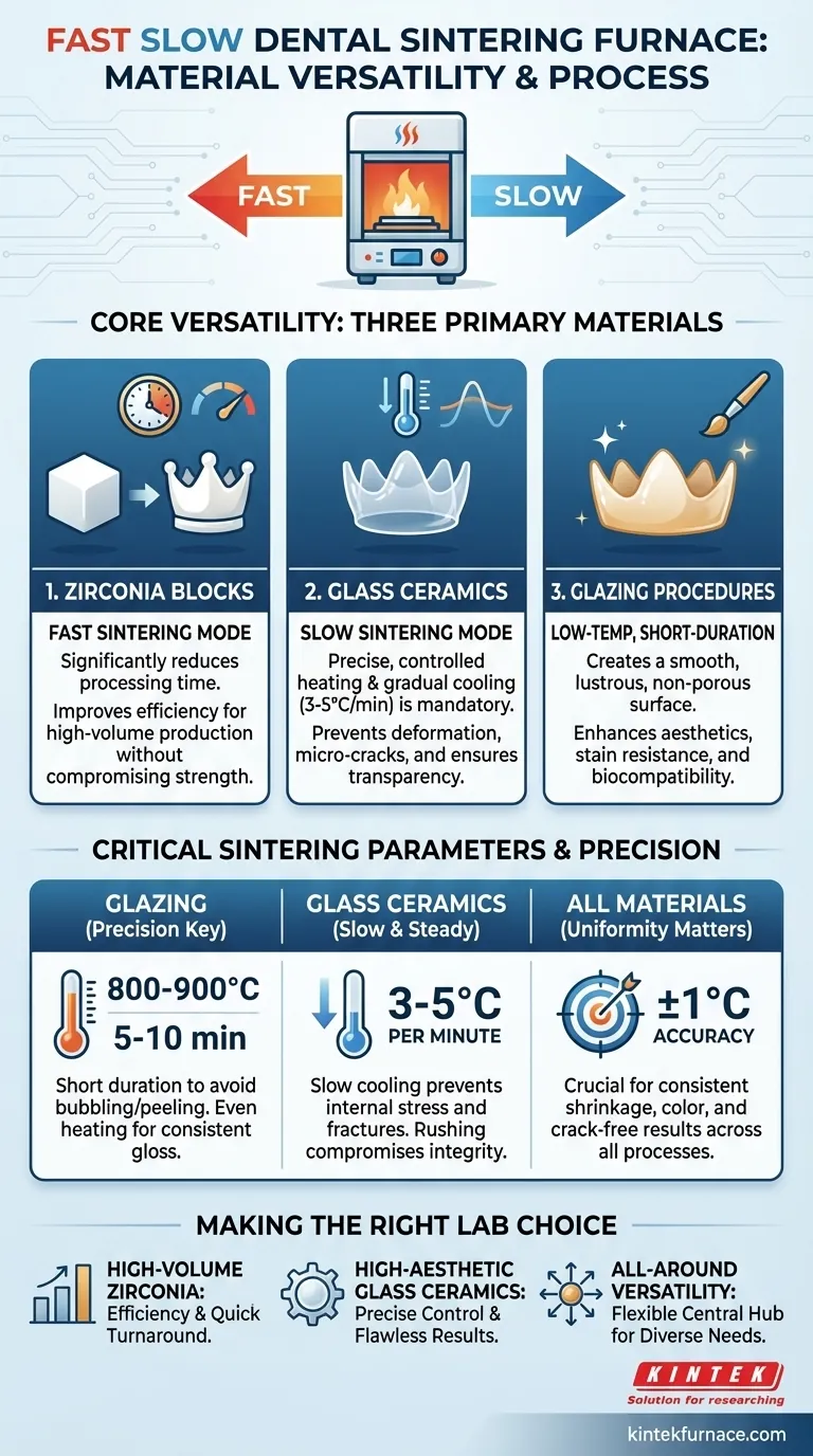 패스트 슬로우 치과용 소결로는 어떤 재료를 소결할 수 있나요?치과 기공소를 위한 정밀 솔루션 시각적 가이드