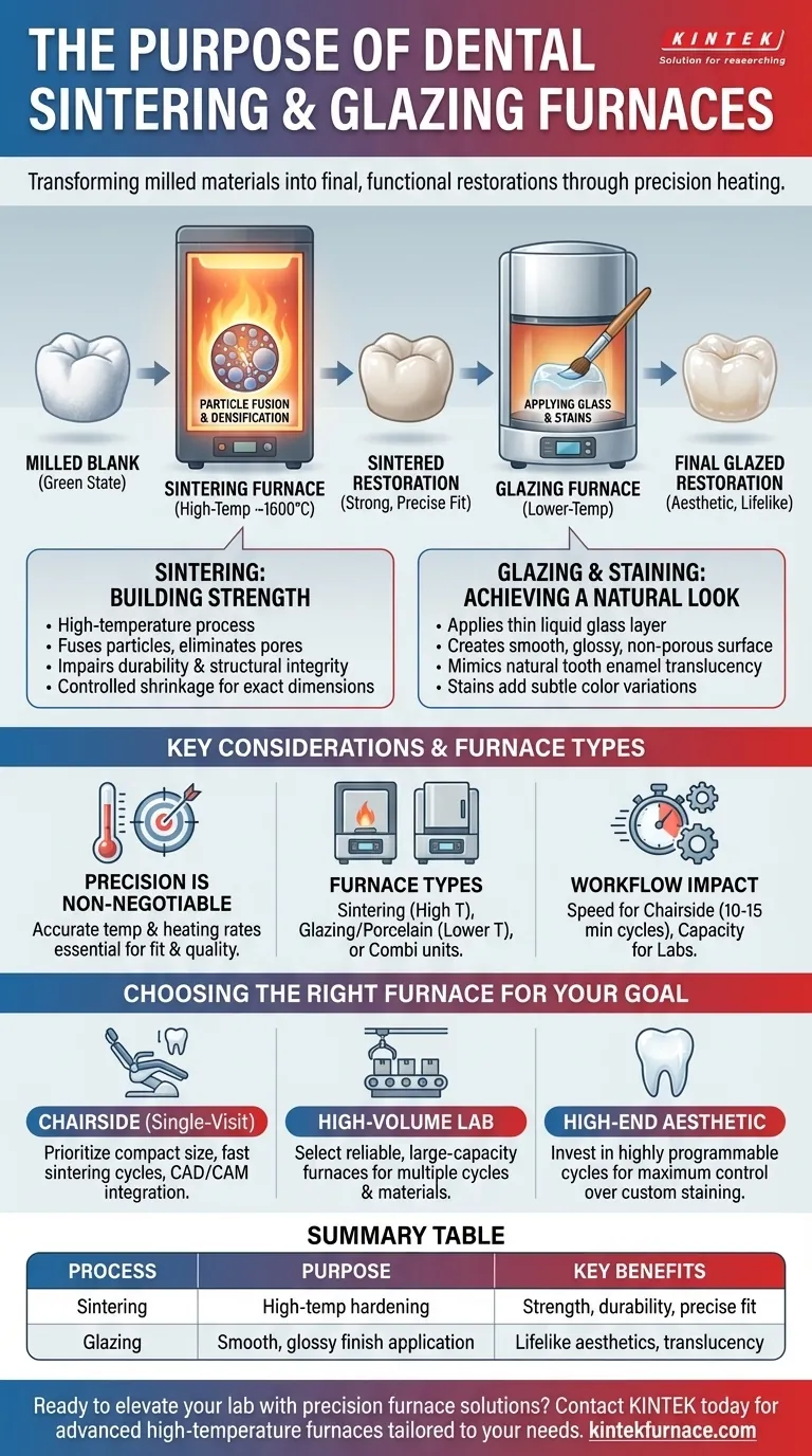牙科烧结炉和上釉炉的用途是什么？精密牙科修复的必要条件 图解指南