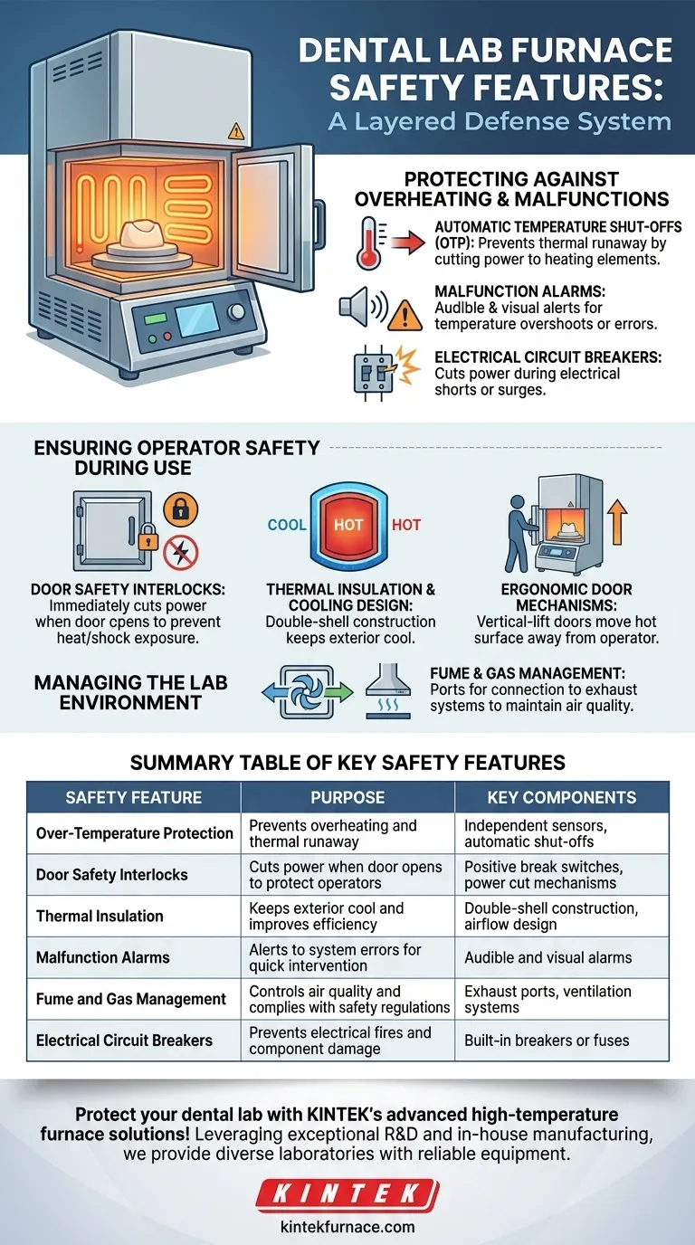 Quali sono le caratteristiche di sicurezza dei forni per laboratorio odontotecnico?Protezione essenziale per le ceramiche di precisione Guida Visiva