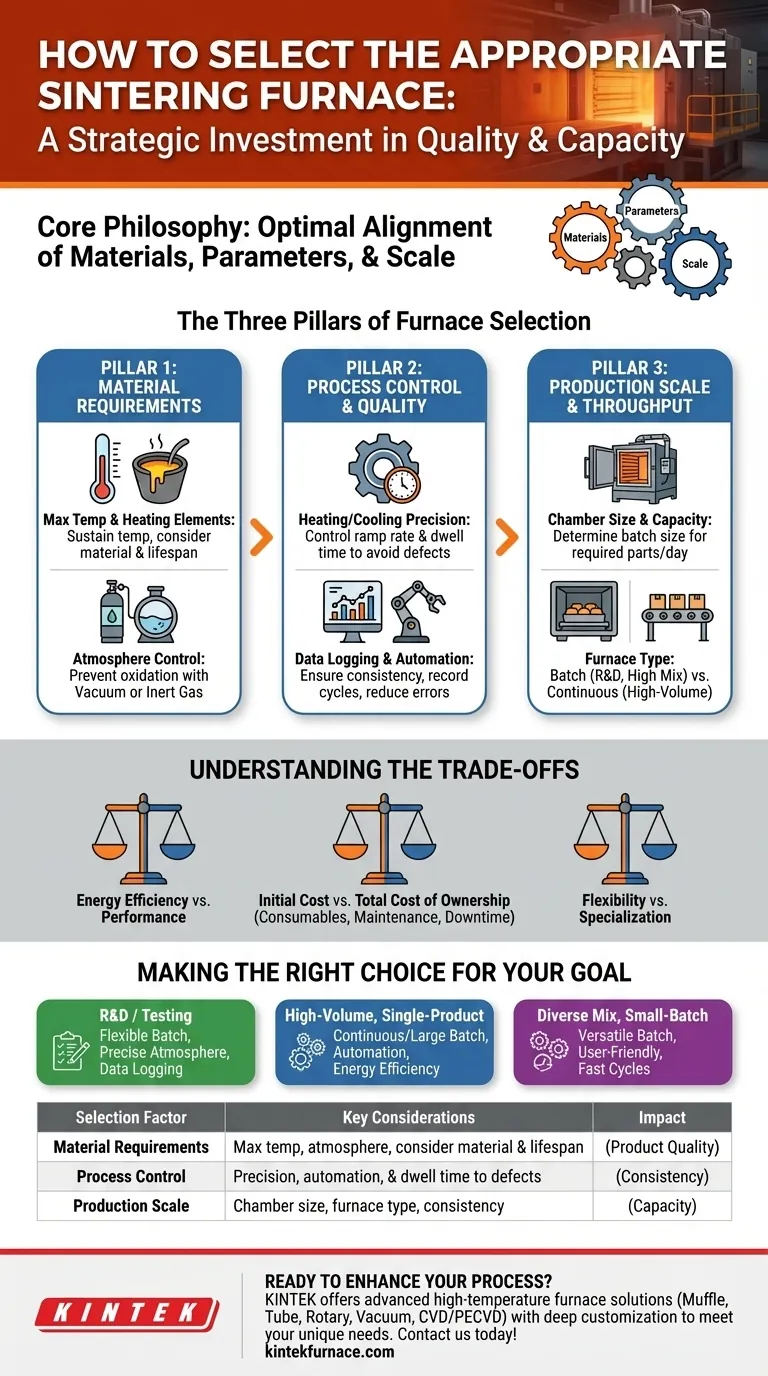How can manufacturers select the appropriate sintering furnace for their needs? Optimize Your Production with the Right Equipment Visual Guide