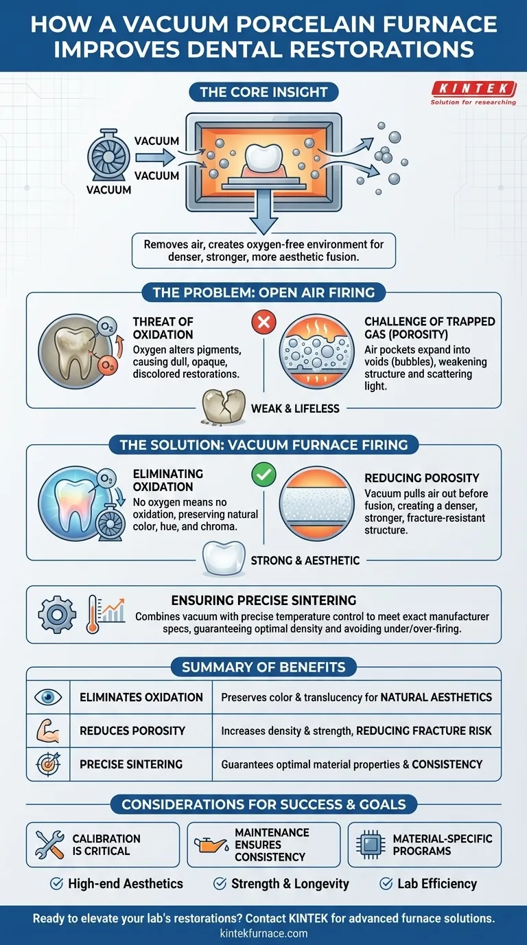 Como um forno de porcelana a vácuo melhora a qualidade das restaurações dentárias? Alcance resultados mais densos, mais fortes e mais estéticos Guia Visual