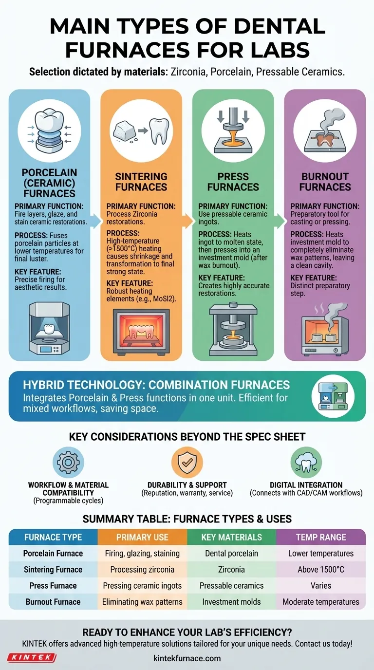 What are the main types of dental furnaces available for labs? Essential Guide for Lab Success Visual Guide