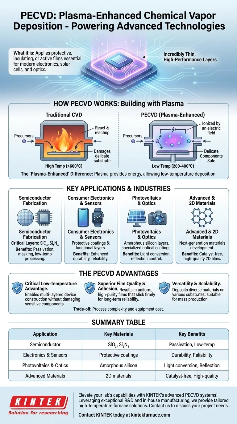 等离子体增强化学气相沉积 (PECVD) 的用途是什么？对电子产品中的薄膜至关重要 图解指南