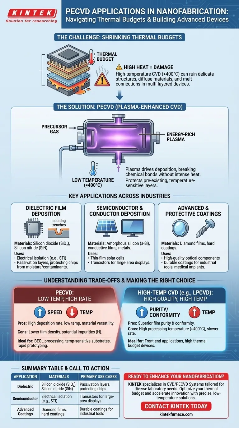 나노 제조에서 PECVD의 응용 분야는 무엇입니까? 저온 박막 증착 잠금 해제 시각적 가이드