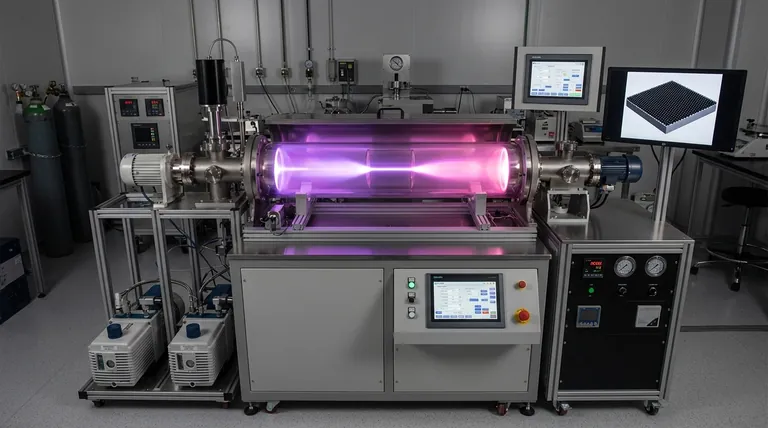 Como o PECVD possibilita a deposição de Carboneto Amorfo Semelhante ao Diamante (DLC)? Desbloqueando Revestimentos Duros a Baixa Temperatura