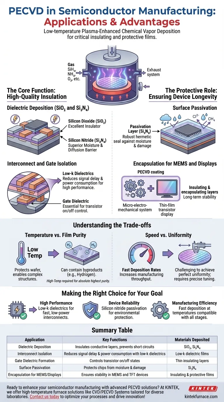 PECVD在半导体制造中的应用有哪些？对绝缘和保护至关重要 图解指南