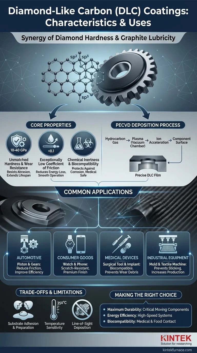 类金刚石碳（DLC）涂层的特点和用途是什么？提升您应用的耐用性和效率 图解指南