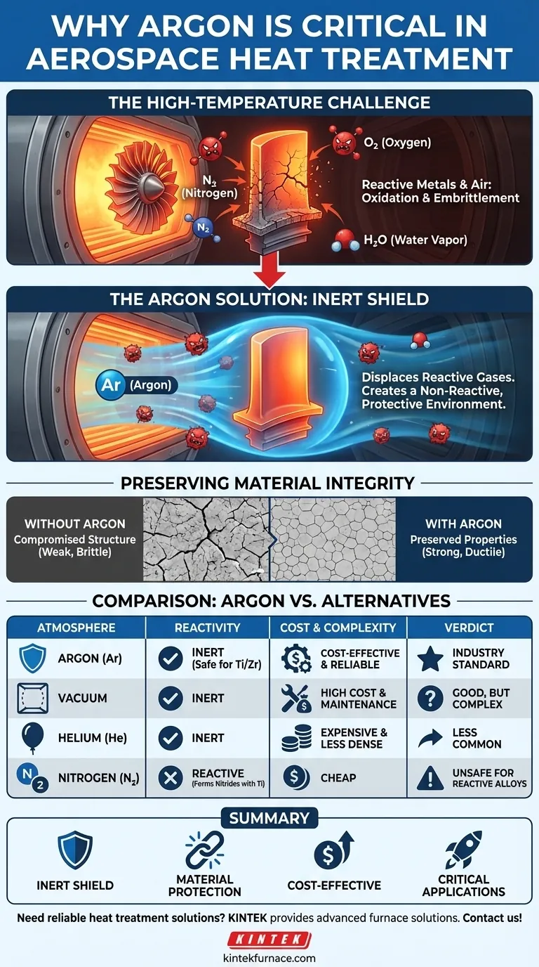 Why is argon critical in the aerospace industry for heat treatment? Ensure Safety and Performance Visual Guide