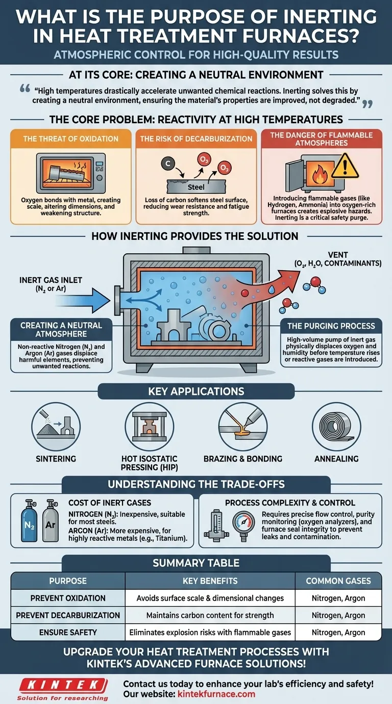 ما هو الغرض من التخميل في أفران المعالجة الحرارية؟ منع الأكسدة وضمان السلامة دليل مرئي
