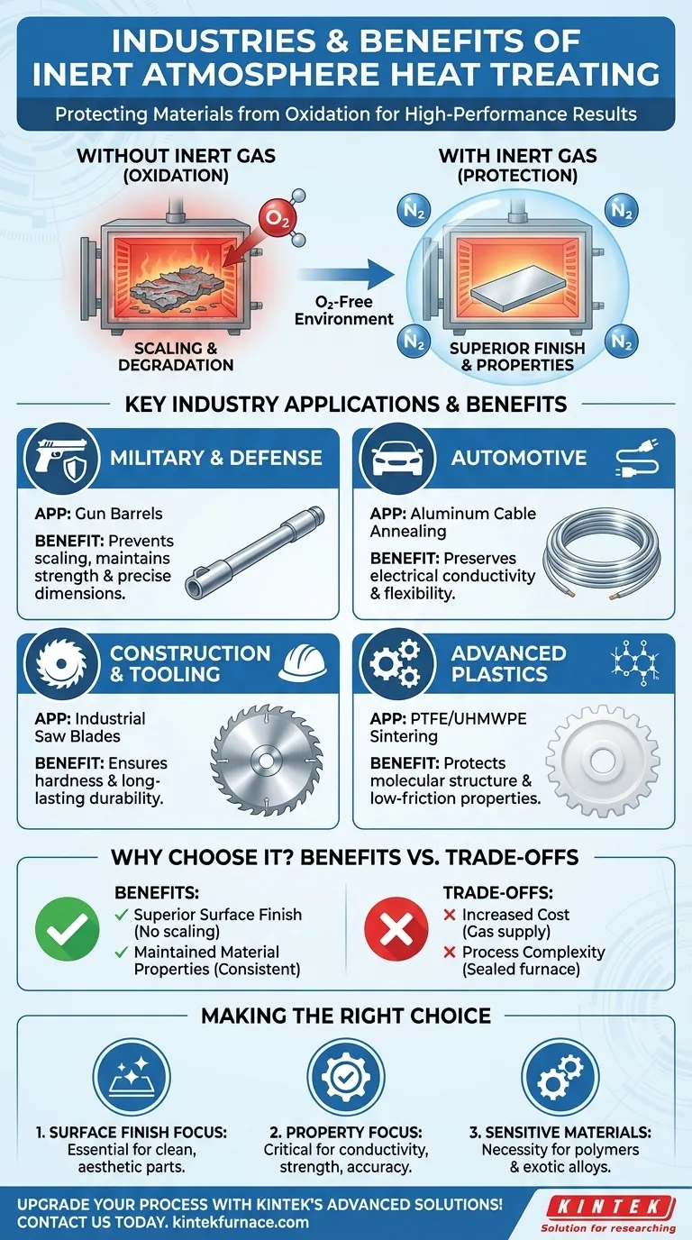 不活性雰囲気熱処理が一般的に使用される産業は？ 軍事、自動車、その他における主要な用途 ビジュアルガイド