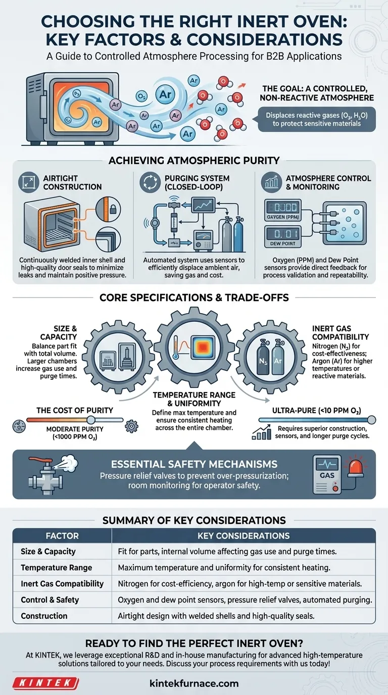 Welche Faktoren sollten beim Kauf eines Inertgasofens berücksichtigt werden? Gewährleistung optimaler Leistung und Sicherheit Visuelle Anleitung