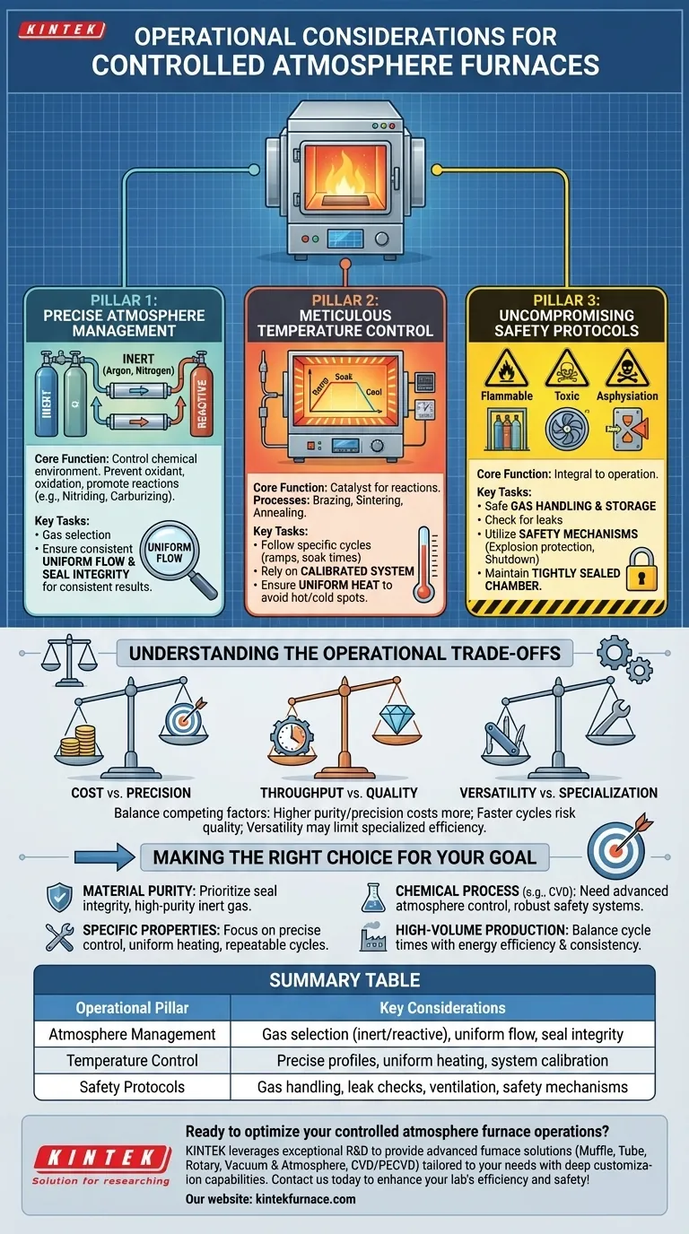 控气氛炉的操作注意事项是什么？材料加工的关键主控因素 图解指南