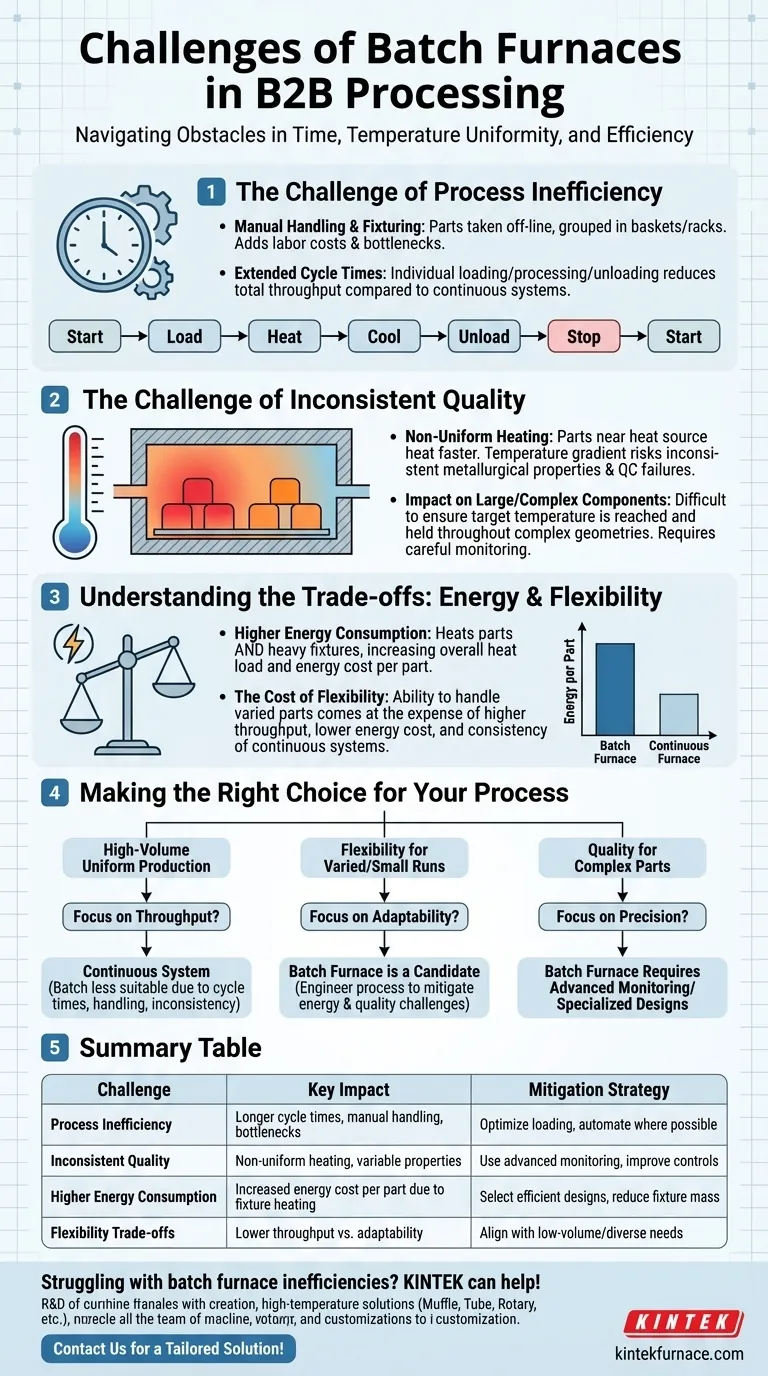 Quels sont les défis associés aux fours à chambre ? Surmontez l'inefficacité et les problèmes de qualité Guide Visuel