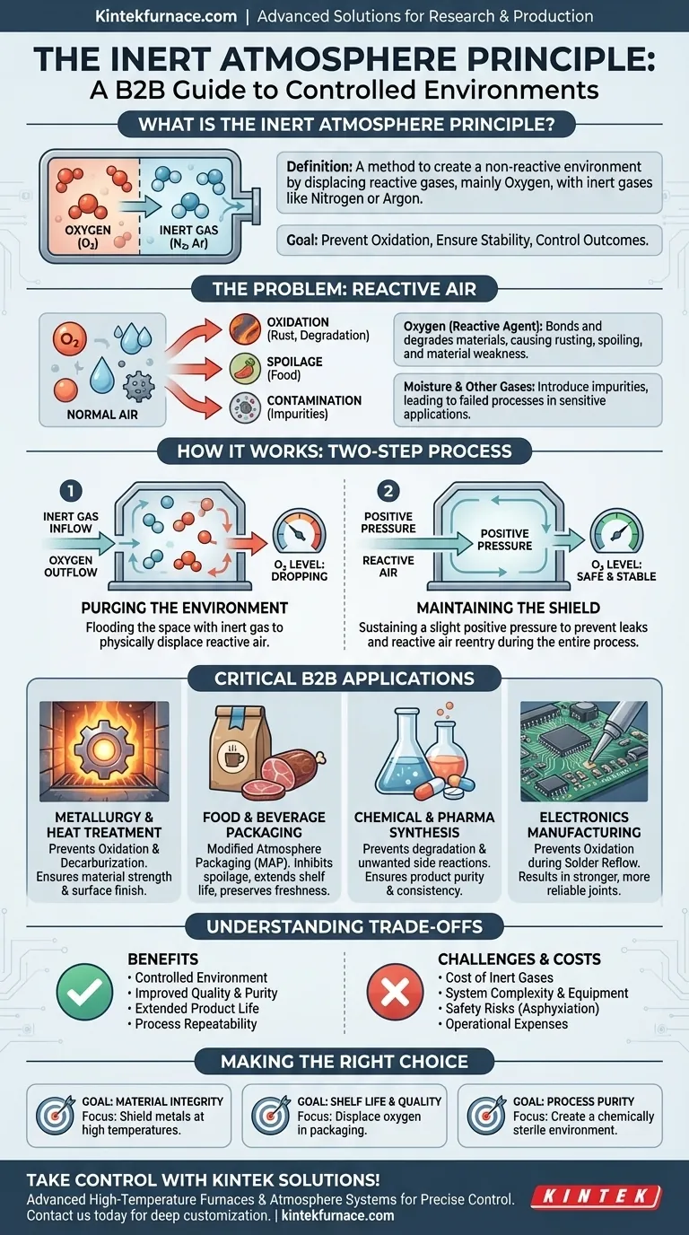 What is the inert atmosphere principle? Control Chemical Reactions for Better Results Visual Guide