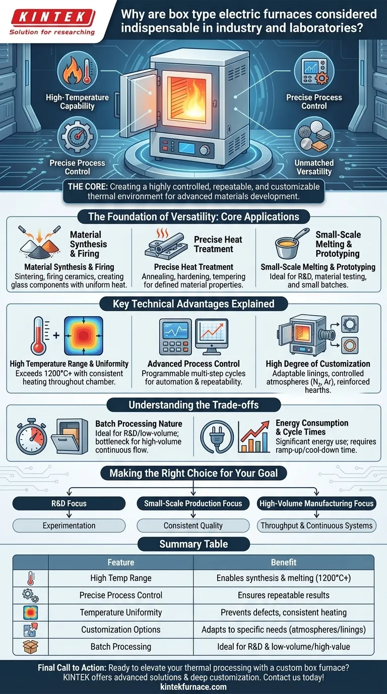 Por que as fornalhas elétricas tipo caixa são consideradas indispensáveis na indústria e nos laboratórios? Desbloqueie Precisão e Versatilidade no Processamento Térmico Guia Visual
