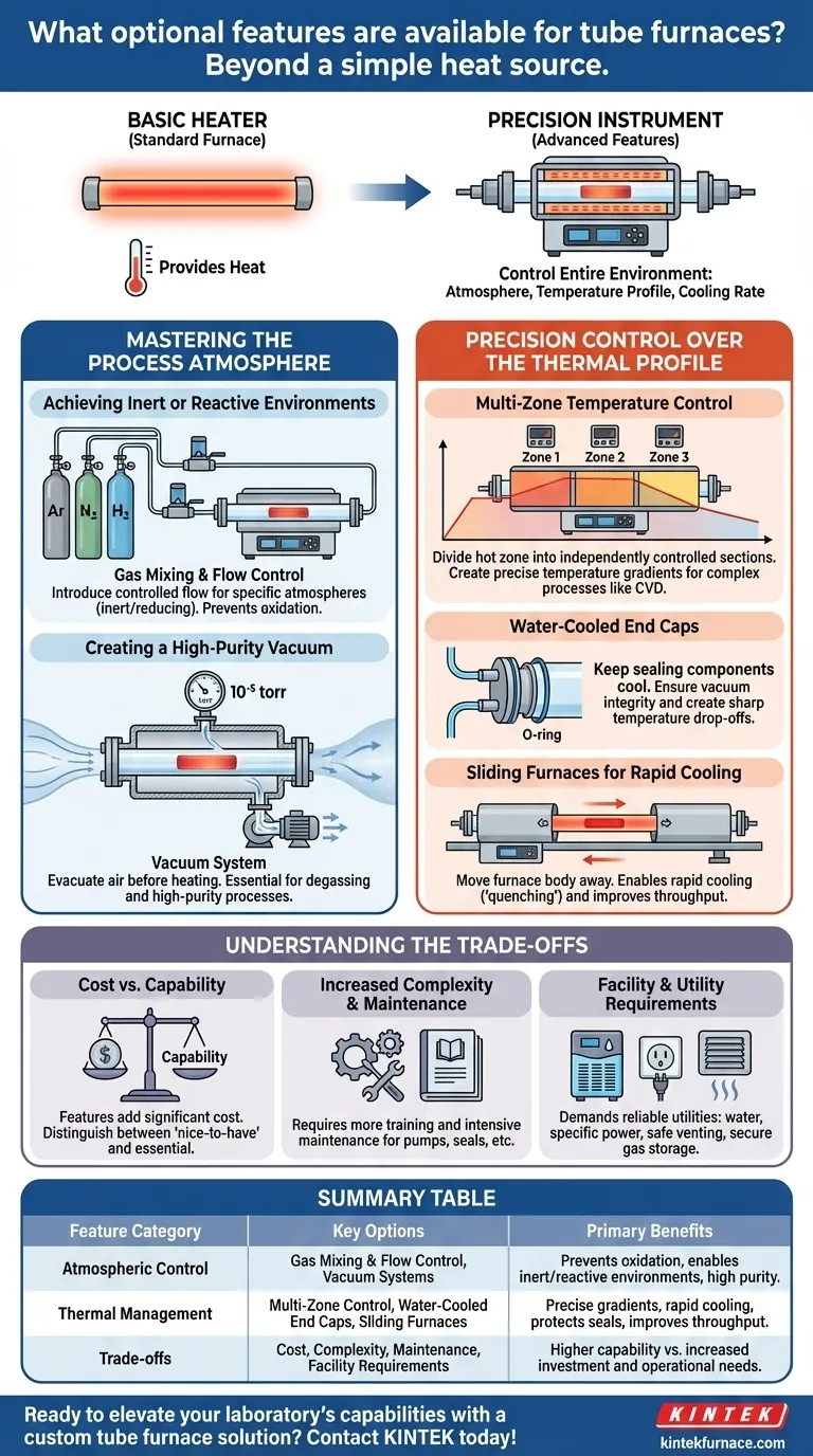 관상로에는 어떤 선택 기능이 있나요? 정밀 제어로 재료 공정을 향상시키세요 시각적 가이드