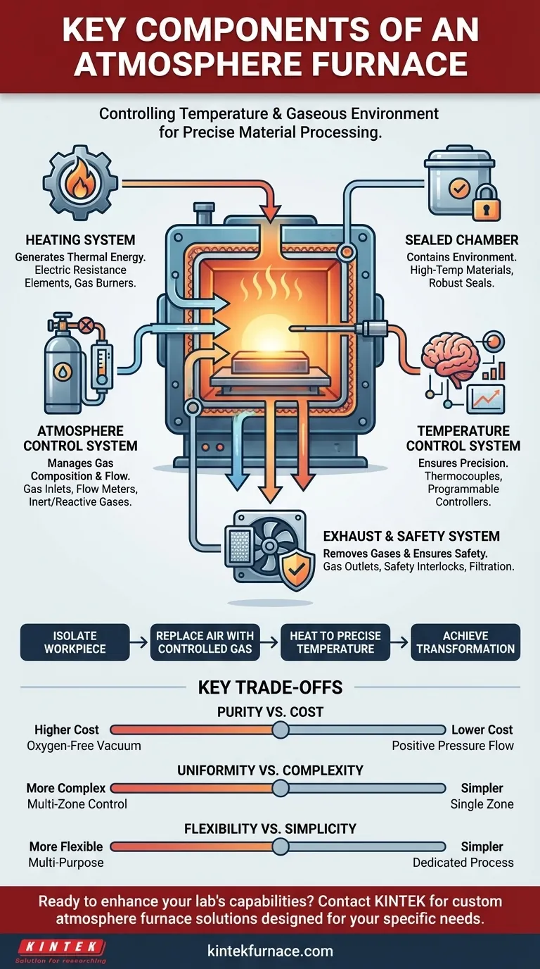 What are the key components of an atmosphere furnace? Essential Parts for Controlled Heat Treatment Visual Guide