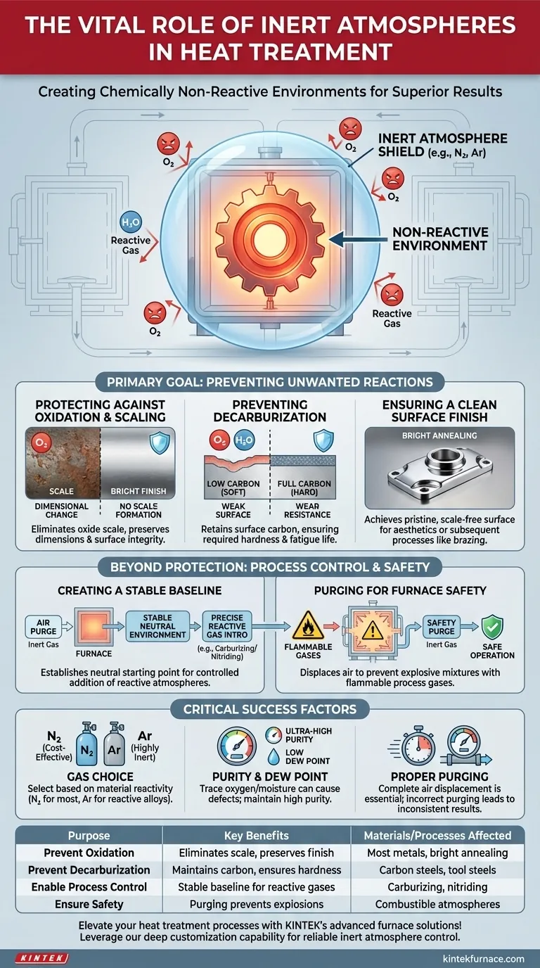 Quali sono gli scopi delle atmosfere inerti nel trattamento termico? Migliorare la qualità e la sicurezza del metallo Guida Visiva