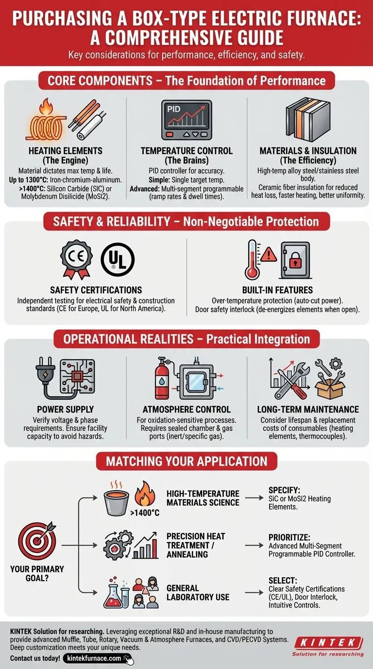 Cosa bisogna considerare quando si acquista un forno elettrico a scatola? Fattori chiave per un trattamento termico ottimale Guida Visiva