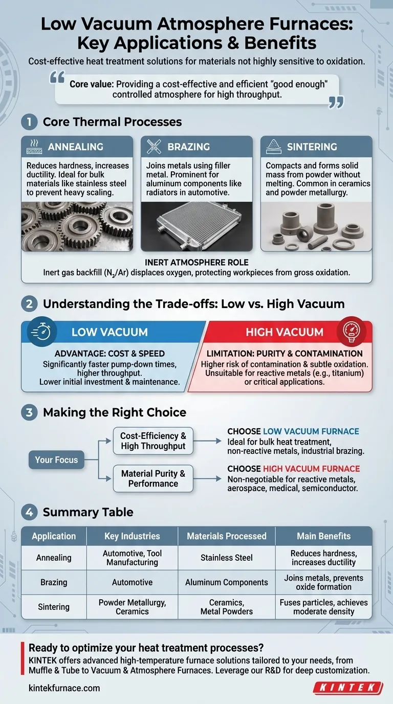 Quais são algumas das principais aplicações dos fornos de atmosfera de baixo vácuo? Aumente a Eficiência Industrial com Tratamento Térmico Custo-Eficaz Guia Visual