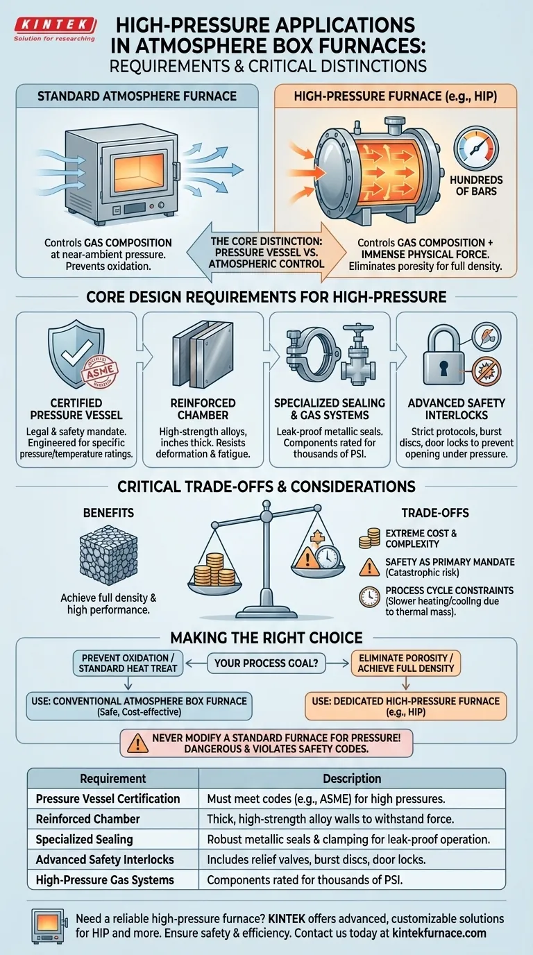 Was sind die Anforderungen für Hochdruckanwendungen in einem Kammerofen mit Schutzgasatmosphäre? Wesentlicher Leitfaden für sichere Druckbehältersysteme Visuelle Anleitung
