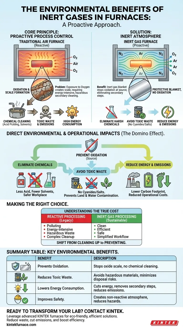 What are the environmental benefits of using inert gases in furnaces? Reduce Waste and Emissions for a Greener Process Visual Guide