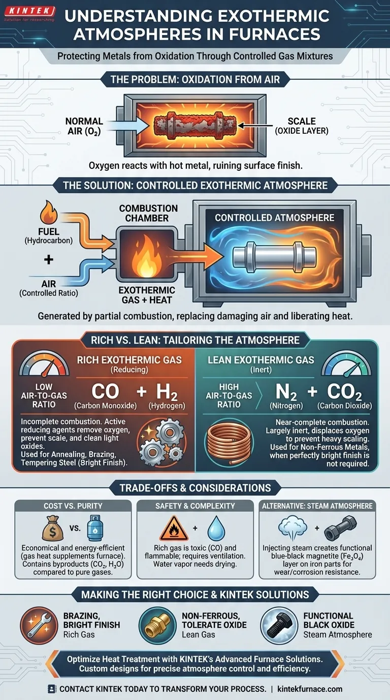 炉应用中的放热气氛是什么？有效保护金属免受氧化 图解指南