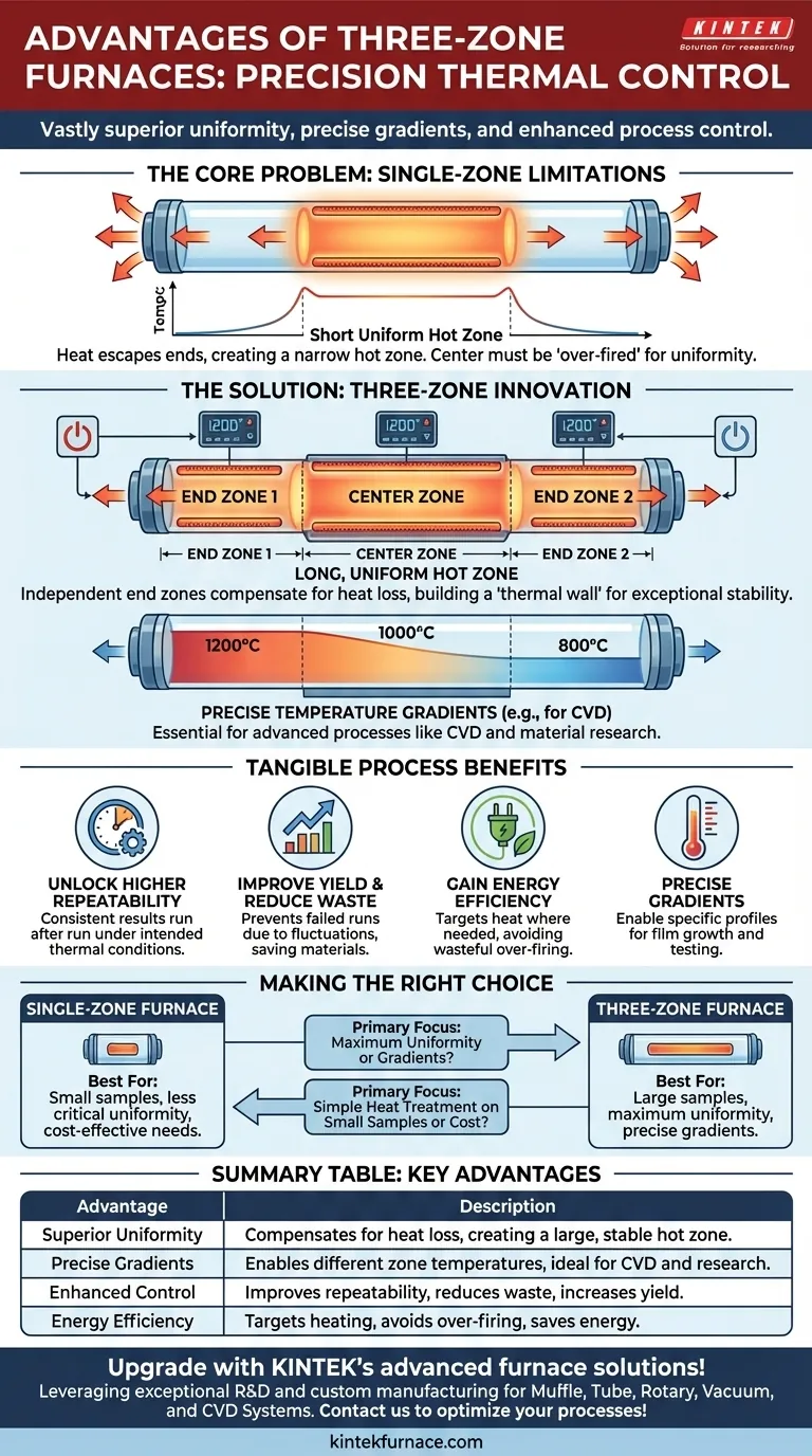 삼구역 전기로는 어떤 장점을 제공합니까? 우수한 온도 제어 및 효율성 달성 시각적 가이드