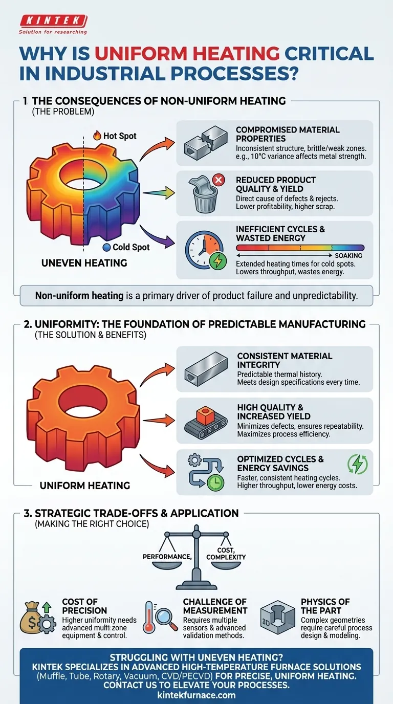 Why is uniform heating important in industrial processes? Ensure Quality and Efficiency in Manufacturing Visual Guide