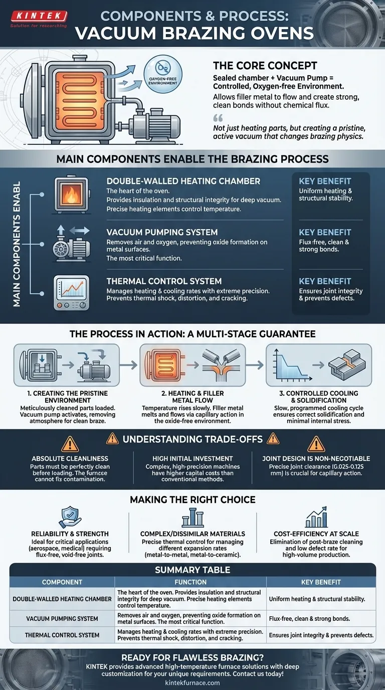 真空ろう付け炉の主要な構成要素は何ですか？優れたろう付けを実現するための重要な部品を発見する ビジュアルガイド