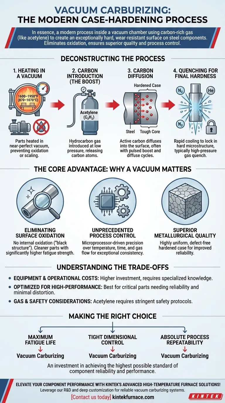 What is vacuum carburizing and how does it work? Discover Advanced Case-Hardening for Superior Steel Components Visual Guide