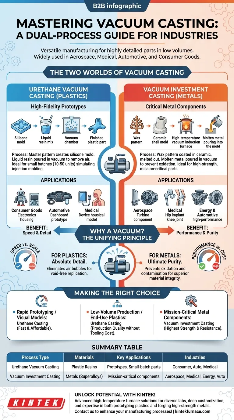 Quelles industries utilisent couramment le moulage sous vide et pour quelles applications ? Découvrez des solutions polyvalentes pour le prototypage et les pièces haute performance Guide Visuel