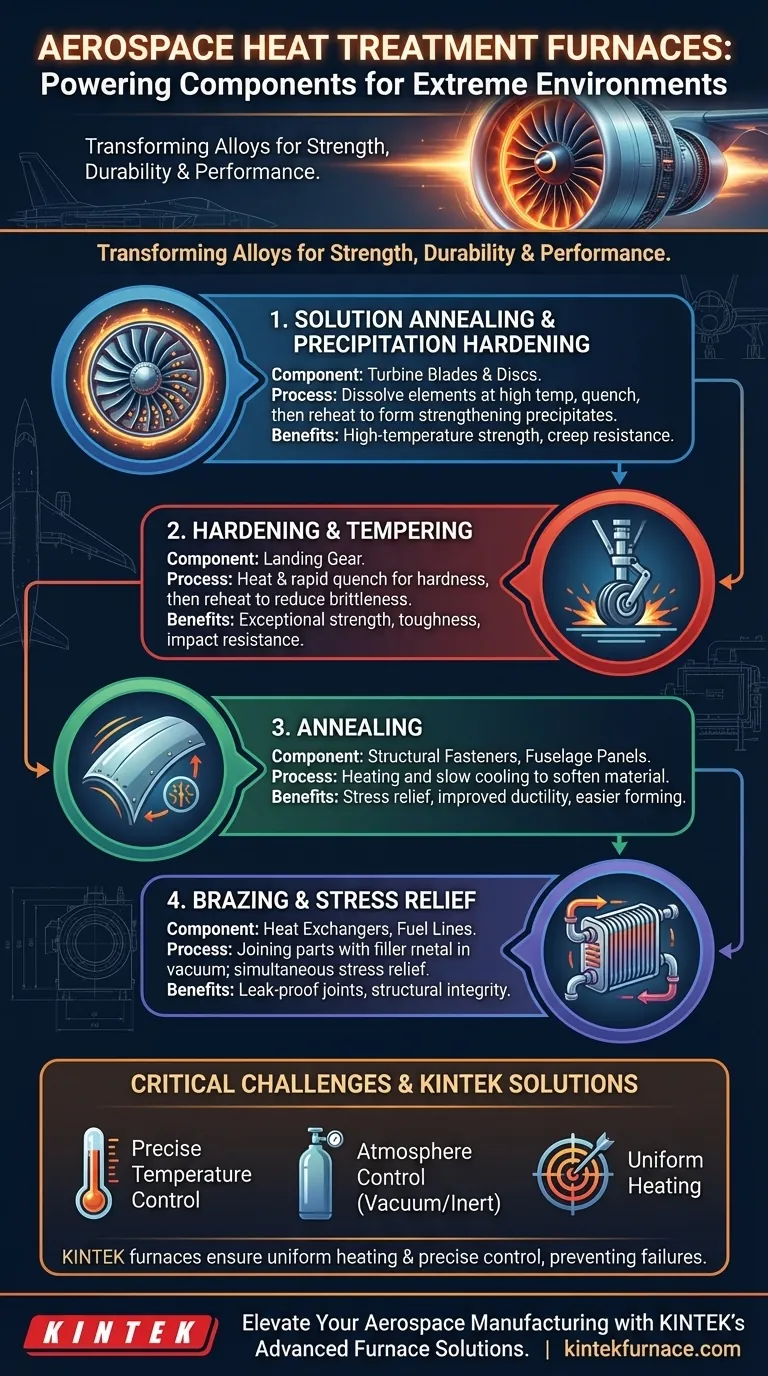 Quali sono le applicazioni dei forni per il trattamento termico nell'industria aerospaziale? Migliorare le prestazioni dei componenti per condizioni estreme Guida Visiva