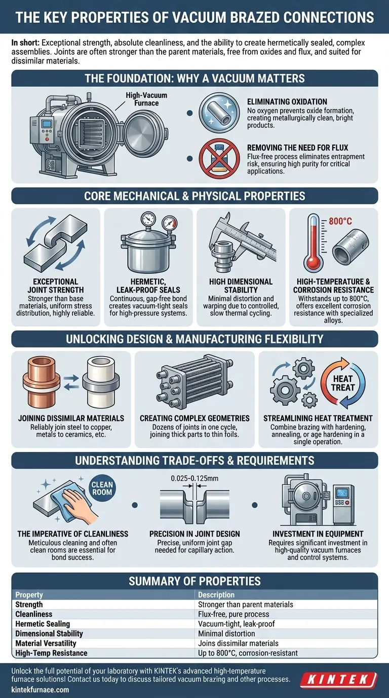 ¿Cuáles son las propiedades clave de las conexiones soldadas al vacío? Logre uniones fuertes, limpias y herméticas Guía Visual