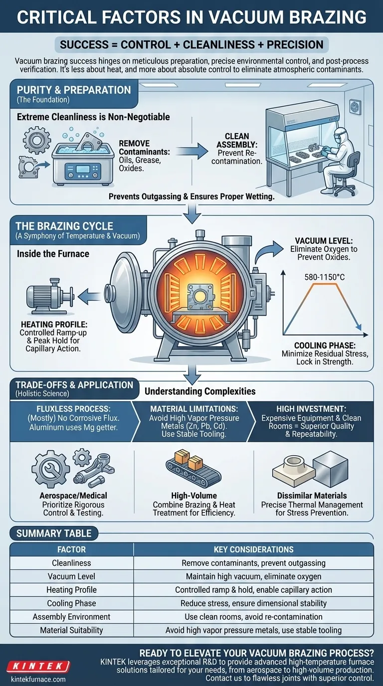真空钎焊中哪些因素很重要？通过精确控制实现完美接头 图解指南