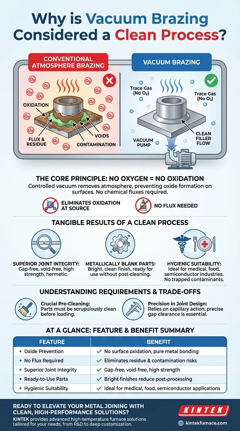 Why is vacuum brazing considered a clean process? Achieve Oxide-Free, Flux-Free Metal Joining Visual Guide