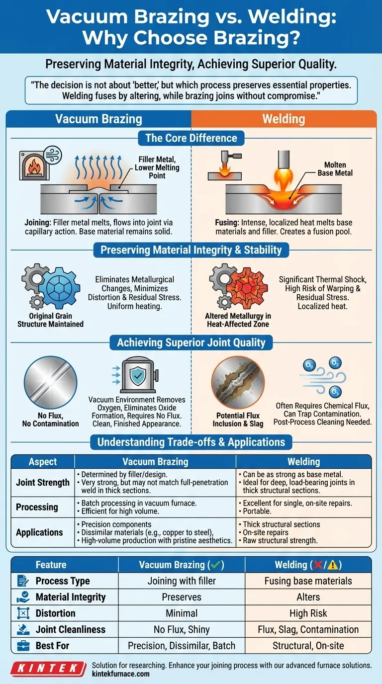 What are the benefits of vacuum brazing over welding? Preserve Material Integrity and Achieve Clean Joints Visual Guide